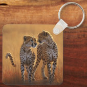Schlüsselkettchengepard Schlüsselanhänger (Rückseite)