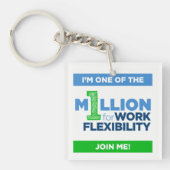 Schlüsselkette 1MFWF Schlüsselanhänger (Vorderseite)