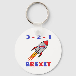 Schlüsselkette 3 - 2 - 1 Brexit Schlüsselanhänger
