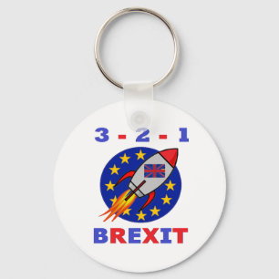 Schlüsselkette 3 - 2 - 1 Brexit Schlüsselanhänger
