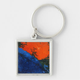 Schlüsselkette abstrakte Kunst Schlüsselanhänger