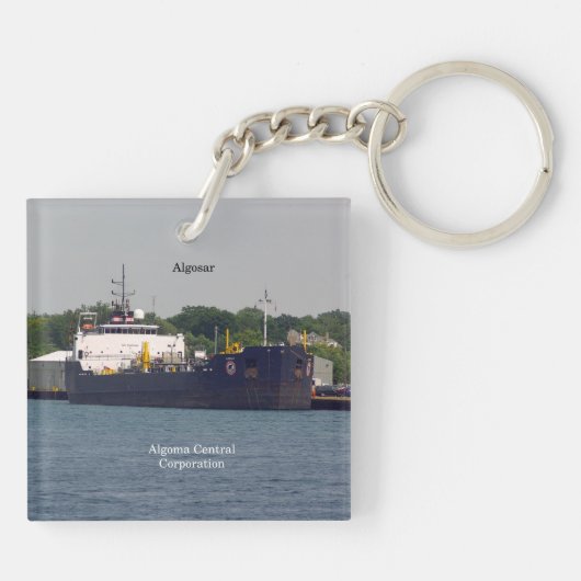 Schlüsselkette Algosar Schlüsselanhänger (Rückseite)