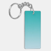Schlüsselkette: AQUAMARINES OMBRE Schlüsselanhänger (Vorderseite links)