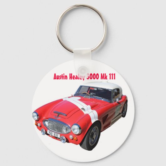 Schlüsselkette Austin+Healey+3000+Mk+111 Schlüsselanhänger (Vorderseite)