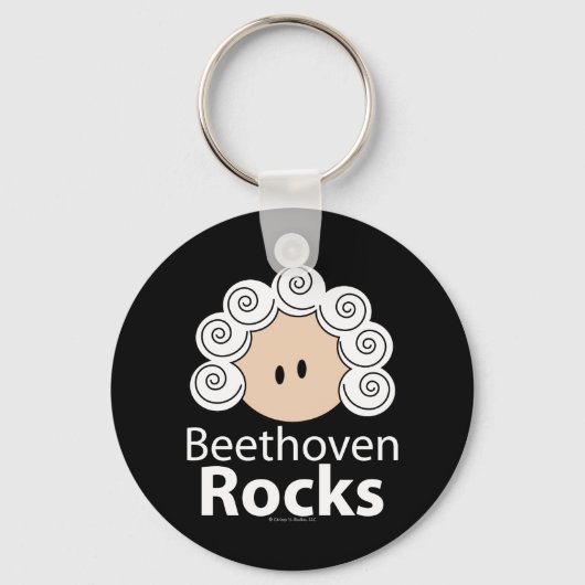 Schlüsselkette Beethoven Rocks Schlüsselanhänger (Vorderseite)