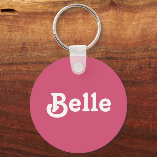 Schlüsselkette Belle Schlüsselanhänger (Vorderseite)