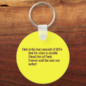 Schlüsselkette beste Freundin Schlüsselanhänger (Vorderseite)