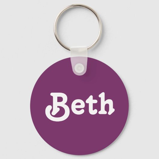 Schlüsselkette Beth Schlüsselanhänger (Vorderseite)