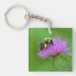 Schlüsselkette Bienen und Thistle Schlüsselanhänger