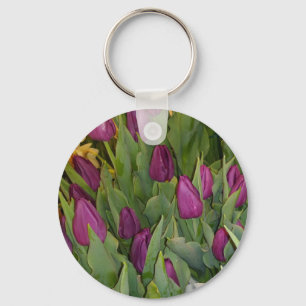 Schlüsselkette blühender Tulips Schlüsselanhänger