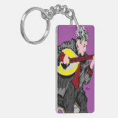 Schlüsselkette /Bouzouki Player Schlüsselanhänger (Vorderseite links)