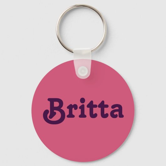 Schlüsselkette Britta Schlüsselanhänger (Vorderseite)