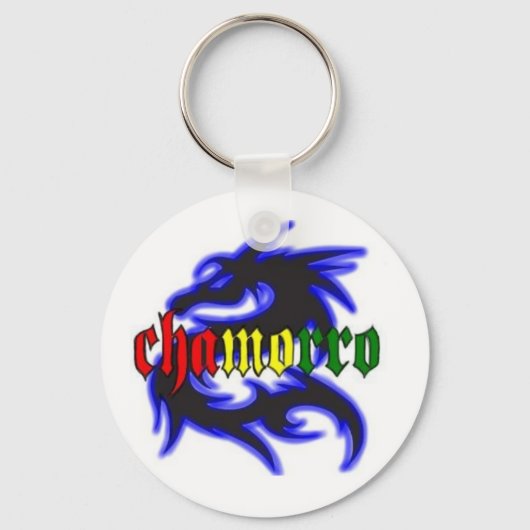 Schlüsselkette Chamorro Dragon Schlüsselanhänger (Vorderseite)