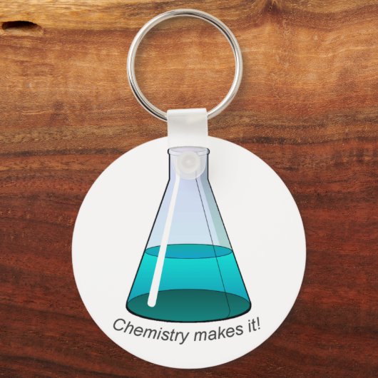 Schlüsselkette: Chemie macht es! Schlüsselanhänger (Vorderseite)