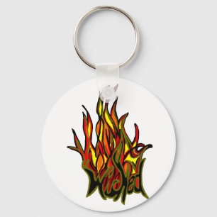 Schlüsselkette der bösen Flamme Schlüsselanhänger