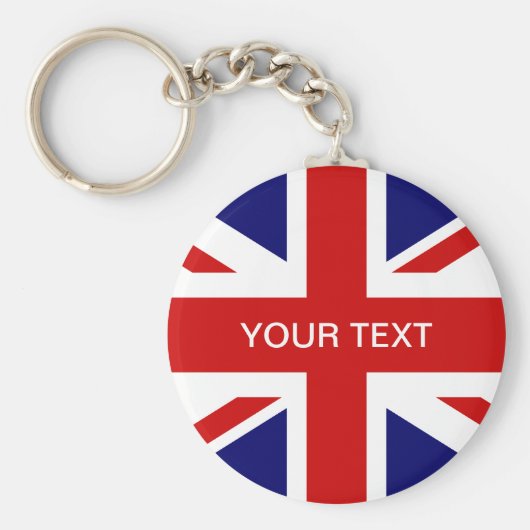 Schlüsselkette der britischen Flagge | Design der Schlüsselanhänger (Vorne)