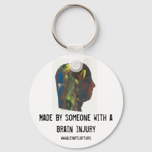 Schlüsselkette der Gehirnverletzung Schlüsselanhänger (Vorderseite)