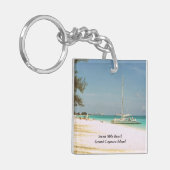 Schlüsselkette der Grand Cayman Island Schlüsselanhänger (Vorderseite links)