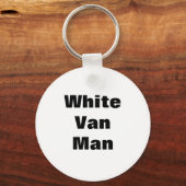 Schlüsselkette der Tasse White Van Man Schlüsselanhänger (Vorderseite)