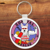 Schlüsselkette der White German Shepherds Schlüsselanhänger (Vorderseite)