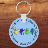 Schlüsselkette des Arbeitstherapeuten Schlüsselanhänger (Vorderseite)