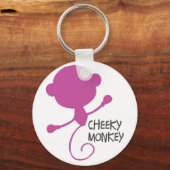 Schlüsselkette des faulen Affen Schlüsselanhänger (Vorderseite)