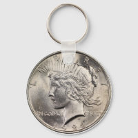 Schlüsselkette des Friedens-Dollars
