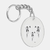 Schlüsselkette des griechischen Evzone Schlüsselanhänger (Vorderseite links)