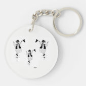 Schlüsselkette des griechischen Evzone Schlüsselanhänger (Rückseite)