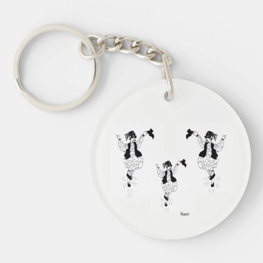 Schlüsselkette des griechischen Evzone Schlüsselanhänger (Vorderseite)