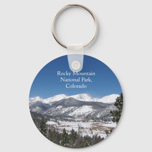 Schlüsselkette des Rocky Mountain Nationalparks Schlüsselanhänger (Vorderseite)