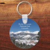 Schlüsselkette des Rocky Mountain Nationalparks Schlüsselanhänger (Vorderseite)