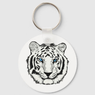 Schlüsselkette des weißen Tigers Schlüsselanhänger