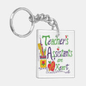 SCHLÜSSELKETTE "DOPPELTE DIE LIEBE FÜR DIE LEHRERH SCHLÜSSELANHÄNGER (Vorderseite links)