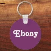 Schlüsselkette Ebony Schlüsselanhänger (Vorderseite)