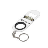 Schlüsselkette Flaschen-Öffner Mini Flaschenöffner (Rückseite Schrägansicht)