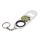 Schlüsselkette Flaschen-Öffner Mini Flaschenöffner (Vorderseite Schrägansicht)