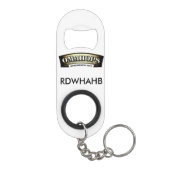 Schlüsselkette Flaschen-Öffner Mini Flaschenöffner (Rückseite)