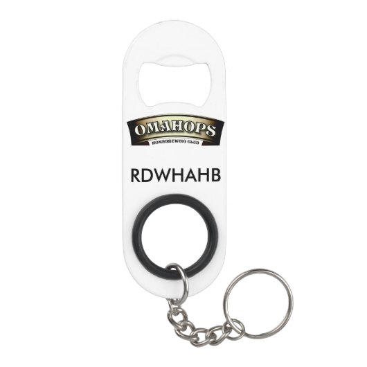 Schlüsselkette Flaschen-Öffner Mini Flaschenöffner (Rückseite)