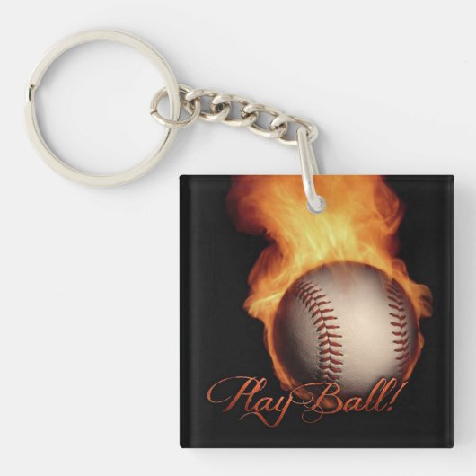 Schlüsselkette für Baseball-Liebhaber des Fireball Schlüsselanhänger (Vorderseite)