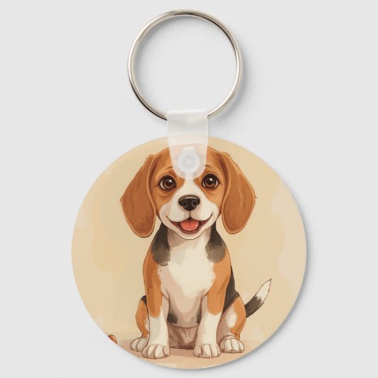 Schlüsselkette für Beagle Schlüsselanhänger (Vorderseite)