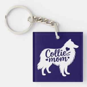 Schlüsselkette für Collie Mama Schlüsselanhänger