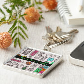 Schlüsselkette für das Eingabemuster des Computerg Schlüsselanhänger (Seite)