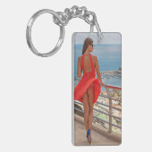 Schlüsselkette für das Windy Vacation Foto Schlüsselanhänger (Vorderseite links)
