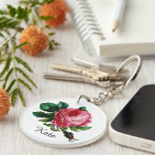 Schlüsselkette für die Cabbage-Rose Schlüsselanhänger (Vorderseite rechts)