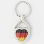 Schlüsselkette für die deutsche Flagge Schlüsselanhänger (Vorderseite)