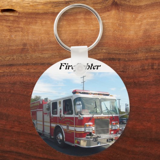 Schlüsselkette für Feuerwehrfahrzeuge Schlüsselanhänger (Vorderseite)