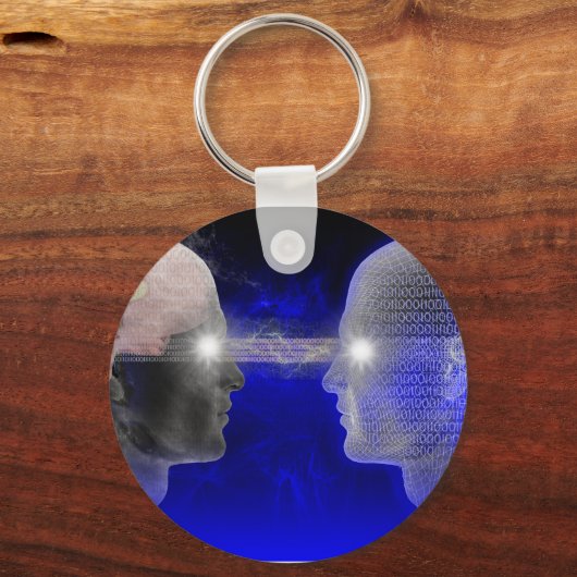 Schlüsselkette für Gehirnübertragung Schlüsselanhänger (Vorderseite)