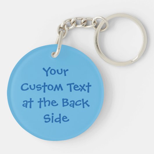 Schlüsselkette für griechische Flaggen Schlüsselanhänger (Rückseite)