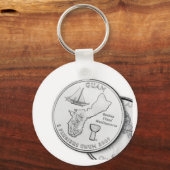 Schlüsselkette für Guam-Viertel Schlüsselanhänger (Vorderseite)